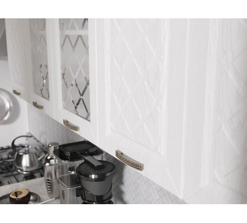 Кухонный гарнитур Агава 200 см, акация белая/столешница калаката