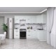 Грейвуд Кухонный гарнитур угловой 270 х 100 см, белый/арктик