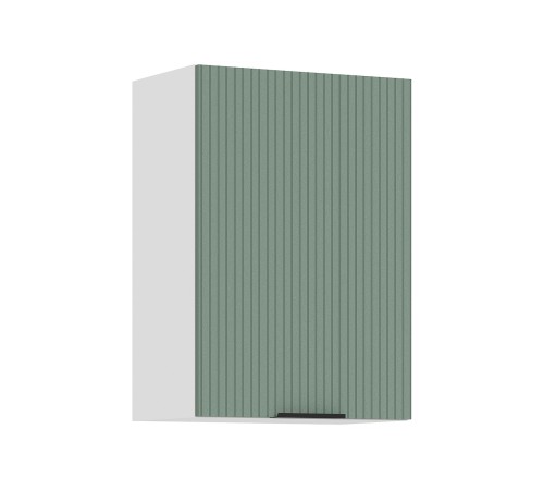 Муссон Кухонный гарнитур прямой 150 см, белый/малахит