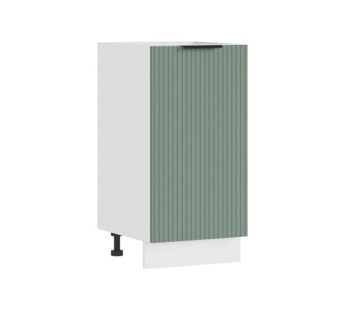 Муссон Кухонный гарнитур прямой 200 см, белый/малахит