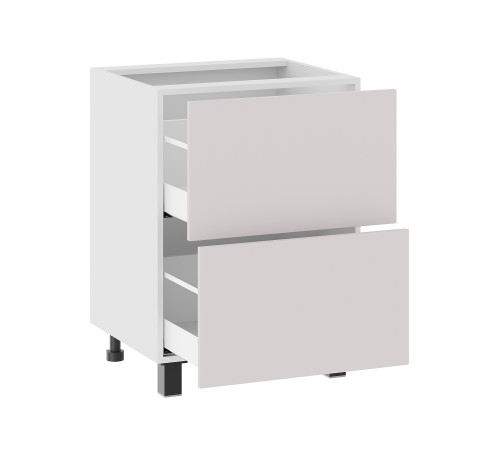 Аурелио Кухонный гарнитур угловой 300х180 см Скрытые «Дорадо», белый/айриш