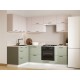 Аурелио Кухонный гарнитур угловой 240х140 см Скрытые «Дорадо», белый/айриш