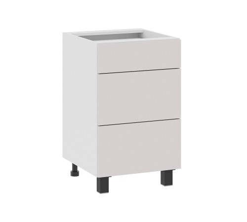 Аурелио Кухонный гарнитур угловой 180х150 см Скрытые «Дорадо», белый/айриш