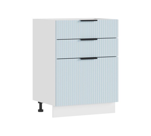 Муссон Кухонный гарнитур угловой 320х220 см, белый/гавань