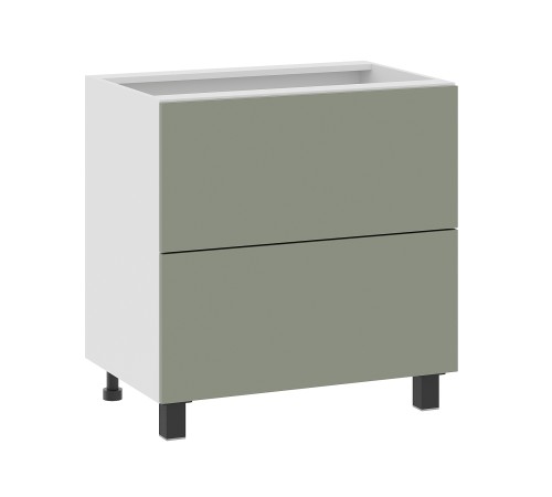 Аурелио Кухонный гарнитур угловой 300х180 см Скрытые «Дорадо», белый/айриш