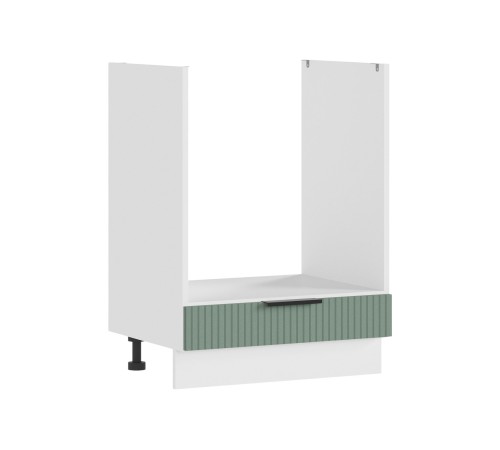 Муссон Кухонный гарнитур прямой 200 см, белый/малахит