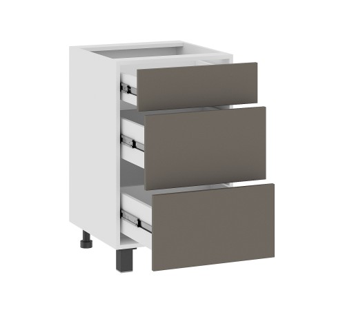 Аурелио Кухонный гарнитур угловой 180х150 см Скрытые «Дорадо», белый/айриш