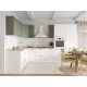 Аурелио Кухонный гарнитур угловой 320х220 см Скрытые «Дорадо», белый/айриш