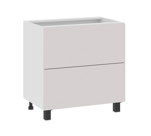 Аурелио Кухонный гарнитур угловой 300х180 см Скрытые «Дорадо», белый/айриш