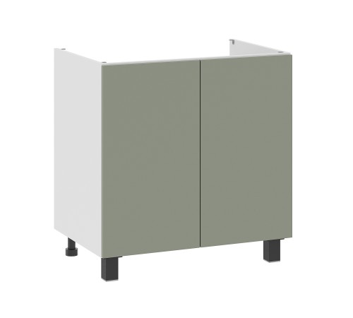 Аурелио Кухонный гарнитур угловой 300х180 см Скрытые «Дорадо», белый/айриш