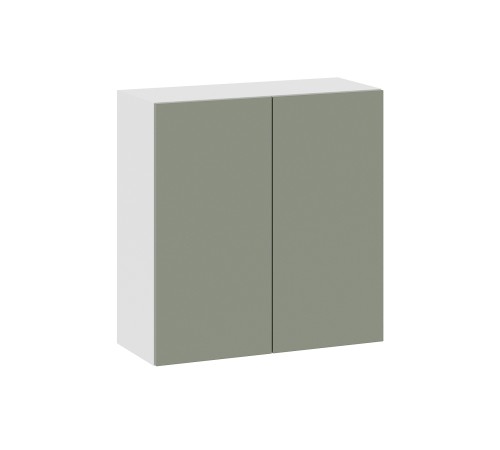 Аурелио Кухонный гарнитур угловой 210х100 см Скрытые «Дорадо», белый/айриш