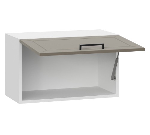 Вектор Кухонный гарнитур прямой 210 см, белый/базальт