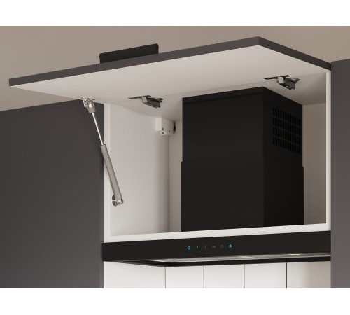 Модус Кухонный гарнитур угловой 210х100 см, белый/графит серый