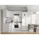 Вектор Кухонный гарнитур угловой 180х150 см, белый/бланж