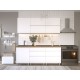 Одри Симпл Кухонный гарнитур прямой 200 см, белый/дуб сонома