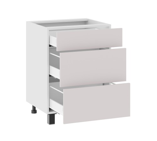 Аурелио Кухонный гарнитур угловой 320х220 см Скрытые «Дорадо», белый/айриш