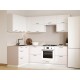 Аурелио Кухонный гарнитур угловой 240х140 см Скрытые «Дорадо», белый/айриш