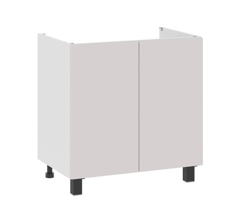 Аурелио Кухонный гарнитур угловой 300х180 см Скрытые «Дорадо», белый/айриш