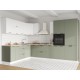 Аурелио Кухонный гарнитур угловой 320х220 см Скрытые «Дорадо», белый/айриш