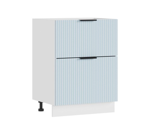 Муссон Кухонный гарнитур угловой 320х220 см, белый/гавань