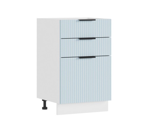 Муссон Кухонный гарнитур угловой 180х150 см, белый/гавань