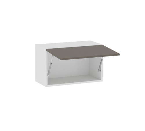 Аурелио Кухонный гарнитур угловой 240х140 см Скрытые «Дорадо», белый/айриш