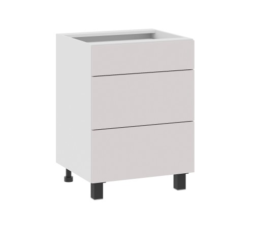 Аурелио Кухонный гарнитур прямой 300 см Скрытые «Дорадо», белый/айриш