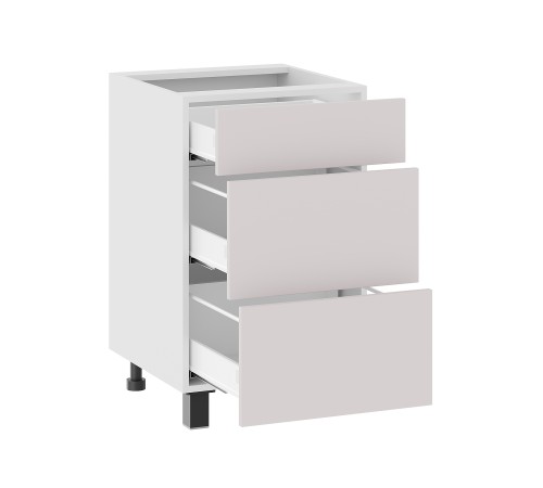 Аурелио Кухонный гарнитур угловой 180х150 см Скрытые «Дорадо», белый/айриш