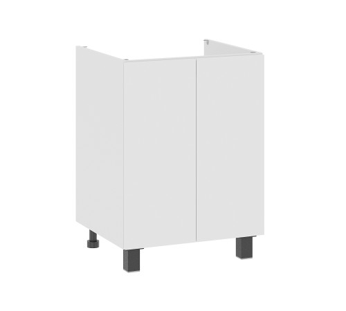 Аурелио Кухонный гарнитур прямой со стеклом 260 см Скрытые «Дорадо», белый/айриш/белый лакобель