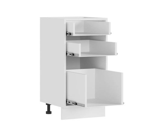 Муссон Кухонный гарнитур прямой 200 см, белый/малахит