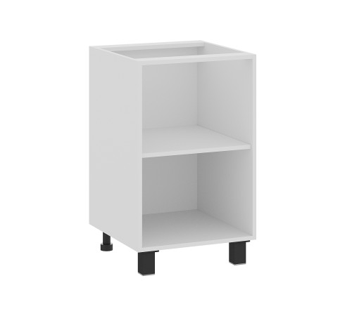 Аурелио Кухонный гарнитур прямой со стеклом 150 см Скрытые «Дорадо», белый/айриш/белый лакобель