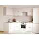 Аурелио Кухонный гарнитур угловой 240х140 см Скрытые «Дорадо», белый/айриш