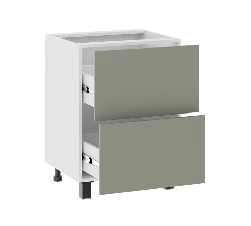 Аурелио Кухонный гарнитур угловой 320х220 см Скрытые «Дорадо», белый/айриш