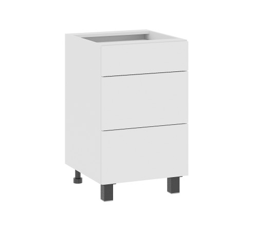 Аурелио Кухонный гарнитур угловой 210х100 см Скрытые «Дорадо», белый/айриш