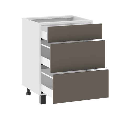 Аурелио Кухонный гарнитур угловой 320х220 см Скрытые «Дорадо», белый/айриш