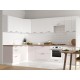 Аурелио Кухонный гарнитур угловой 300х180 см Скрытые «Дорадо», белый/айриш