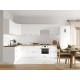 Аурелио Кухонный гарнитур угловой 300х180 см Скрытые «Дорадо», белый/айриш
