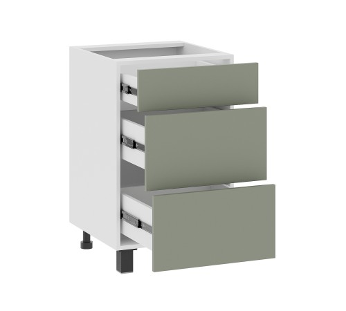 Аурелио Кухонный гарнитур угловой 180х150 см Скрытые «Дорадо», белый/айриш