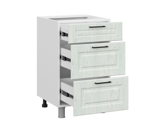 Грейвуд Кухонный гарнитур угловой 270 х 100 см, белый/арктик Грейвуд Кухонный гарнитур угловой 270 х 100 см, белый/арктик