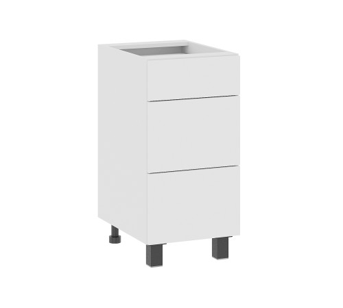 Аурелио Кухонный гарнитур угловой 300х180 см Скрытые «Дорадо», белый/айриш