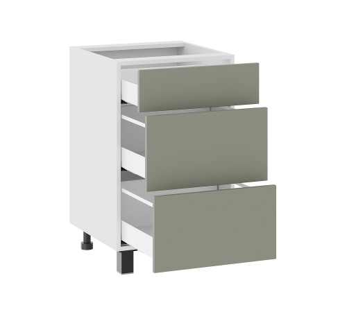 Аурелио Кухонный гарнитур угловой 180х150 см Скрытые «Дорадо», белый/айриш