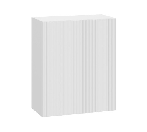 Стайл Навесной шкаф 1 дв 60х72 см, белый/бланж