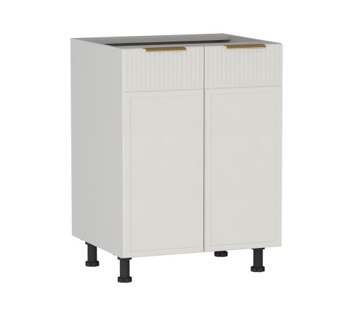 Берта Стол 2 дв 60х82 см 25308, серый/белый