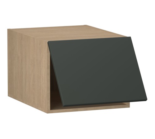 Женева Шкаф антресольный глубокий 1 дверь 60 см, дуб палермо/серый камень