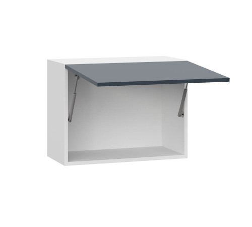 Модерн Шкаф антресольный 1 дв 60х45,6 см, белый/океания