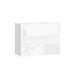 Стрэйт Шкаф навесной антресольный 1 дв 60х45,6 см, белый/белый глянец