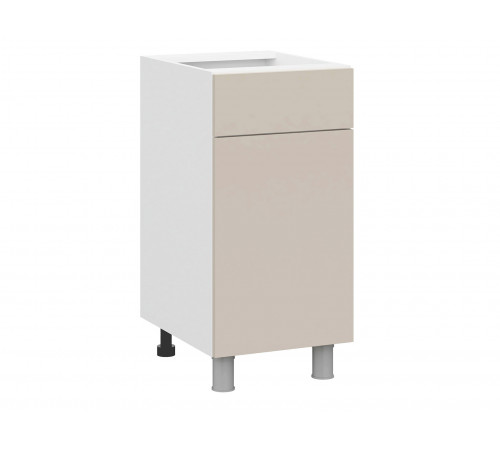 Модерн Стол 1 дв 1 ящ 40х82,4 см, белый/меланж