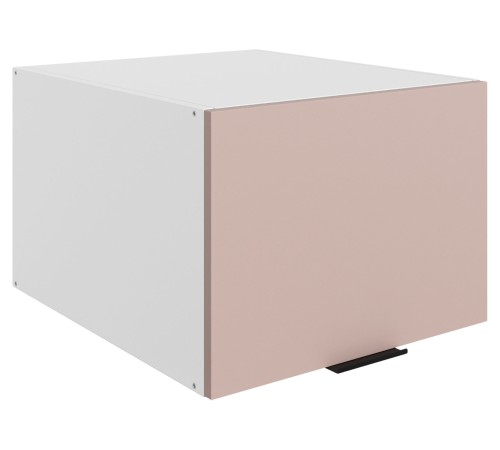 Стоун Шкаф навесной антресольный глубокий 1 дв 50х36х56,6 см, белый/грей софттач