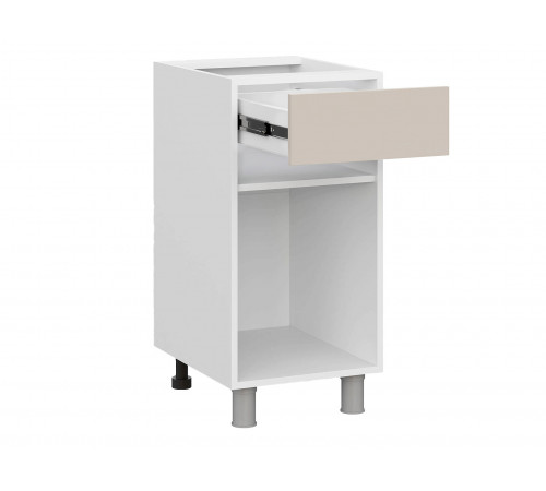 Модерн Стол 1 дв 1 ящ 40х82,4 см, белый/меланж