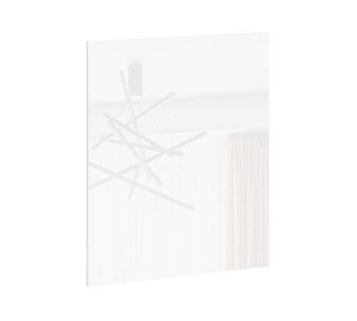 Стрэйт Фасад для посудомоечной машины 60х71,6 см 00-00072844, белый глянец